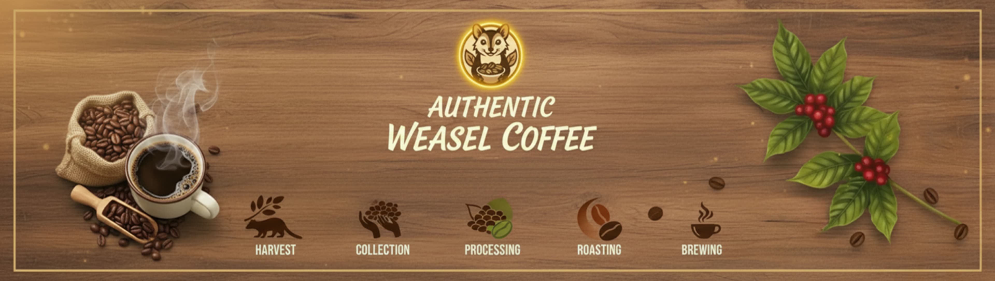 Weasel Coffee banner