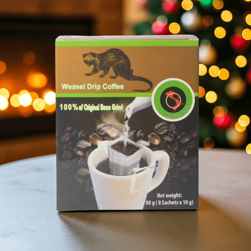 Vietnam Weasel Coffee Premium Robusta Blend 10g x 8 Packs Pouch