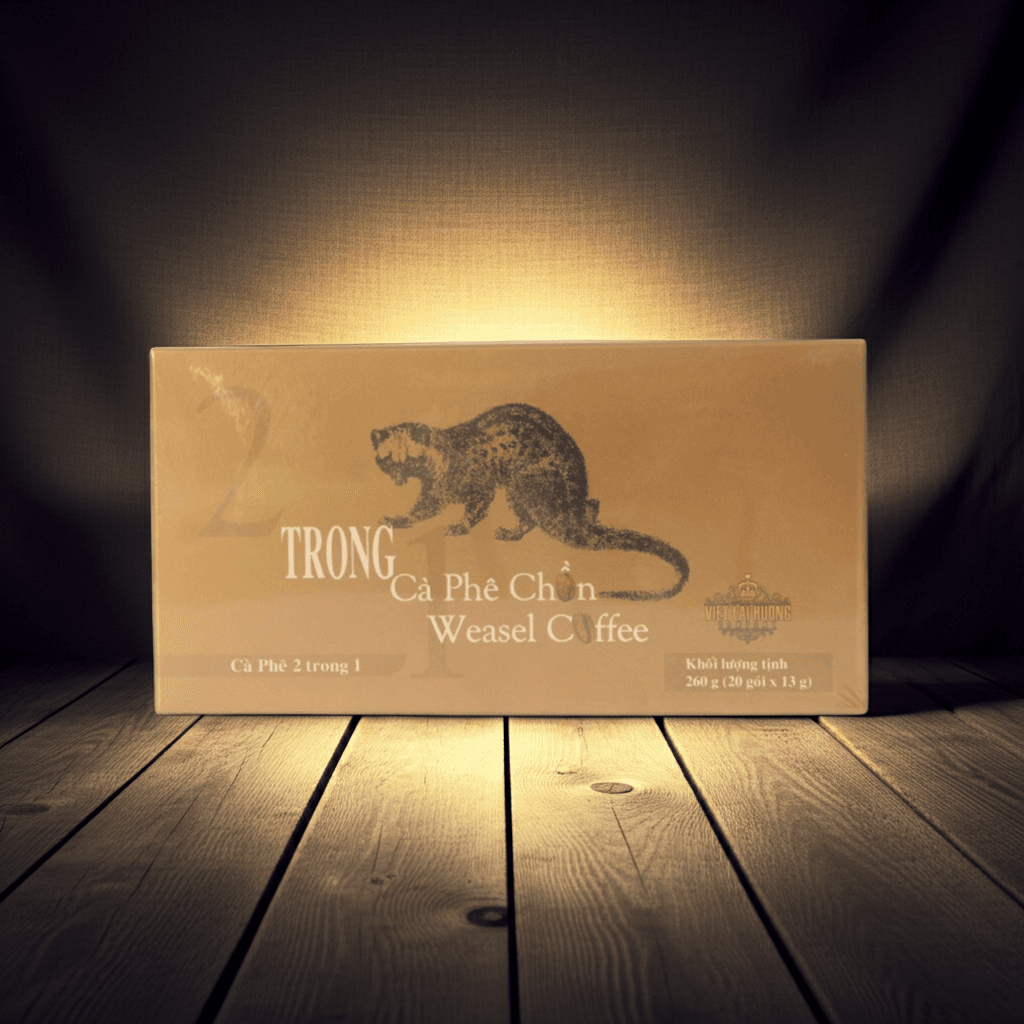 Premium Vietnamese Weasel Coffee 13g x 20 Packs Rich Flavor